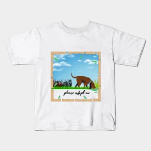 please adopt me by dog Kids T-Shirt